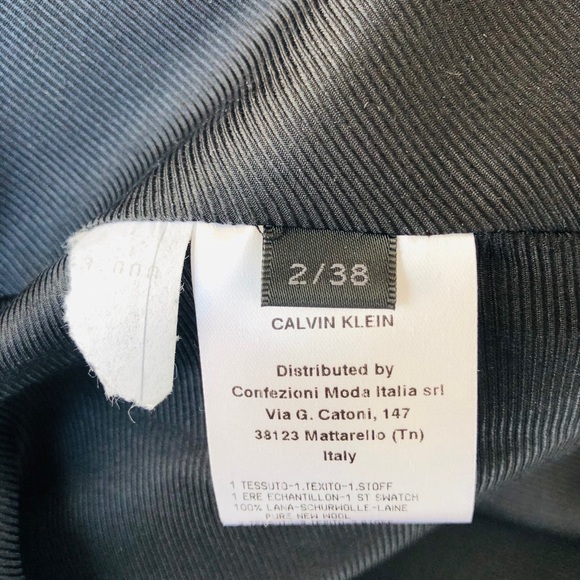 Black Label Calvin Klein Wool Jacket - Picture 5 of 9